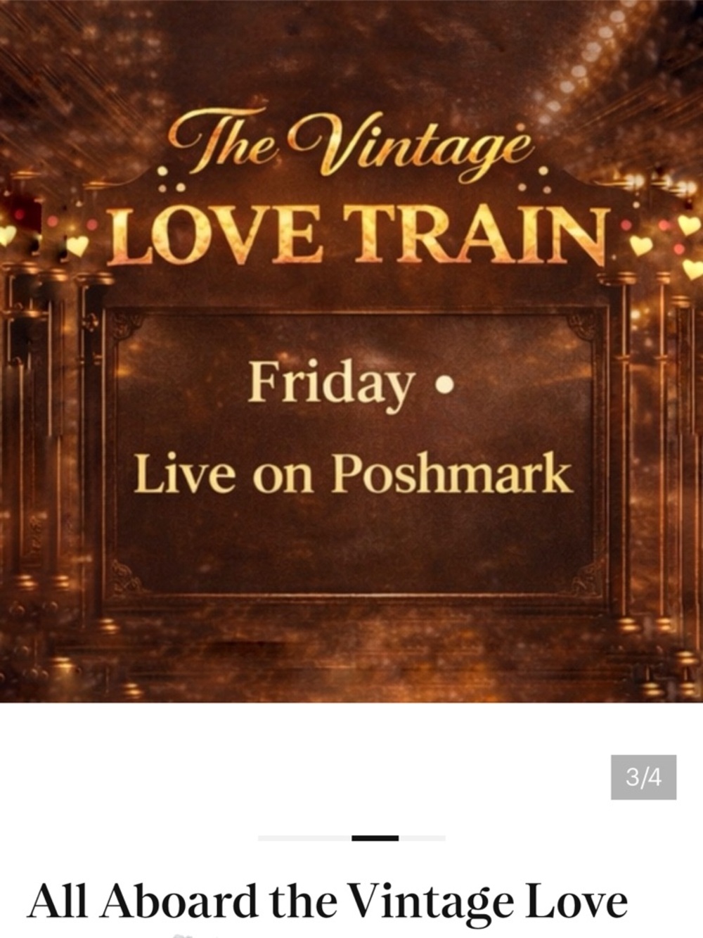 Hop on board for amazing vintage train-  my show 6pm PST - Picture 3 of 3